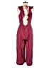 Parker 100% Polyester Solid Burgundy Jumpsuit Size M - photo 2