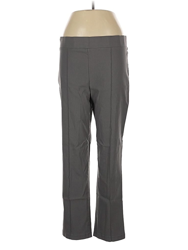 Pre-owned Logo By Lori Goldstein Dress Pants In Gray