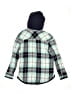 Justice Argyle Green Long Sleeve Button-Down Shirt Size 10 - photo 2
