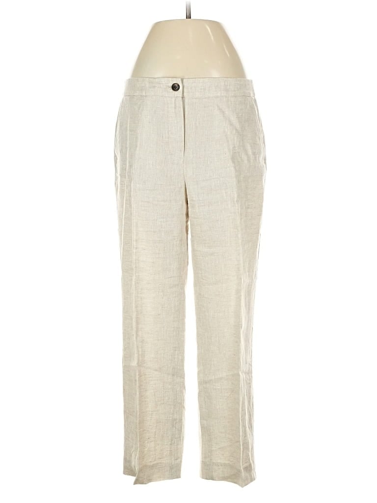 Click to view more detailed imagery on our partner's website Pre-owned Talbots Linen Pants In White
