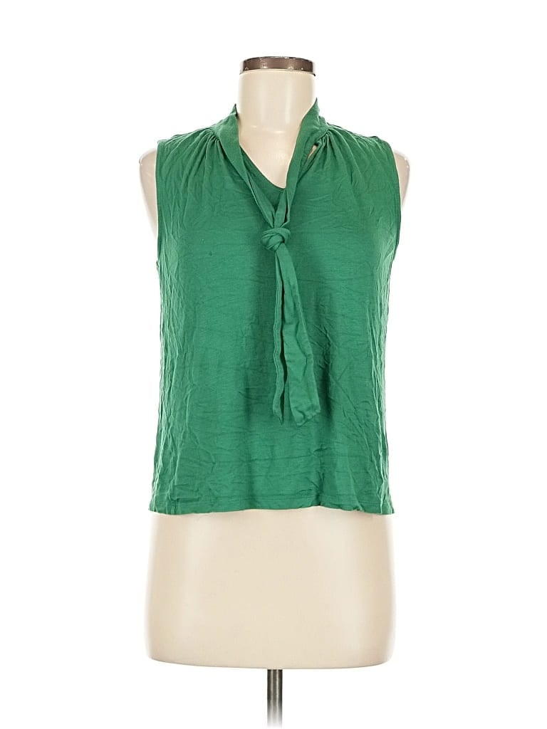 Pre-owned Banana Republic Sleeveless T-shirt In Green