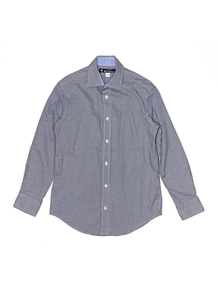 Click to view more detailed imagery on our partner's website Pre-owned Ben Sherman Kids' Long Sleeve Button Down Shirt In Gray