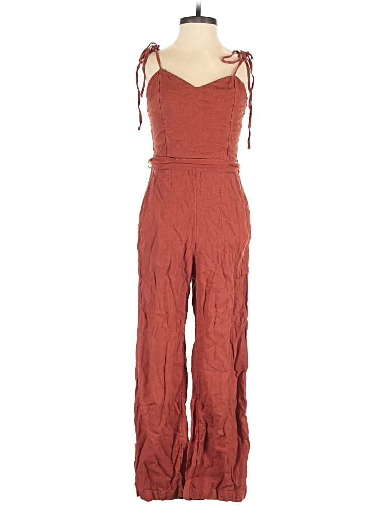 Pre-owned Abercrombie & Fitch Jumpsuit In Brown