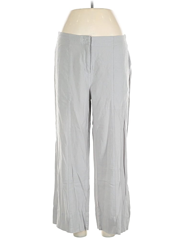 Pre-owned Nic + Zoe Casual Pants In Gray