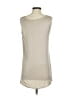 Jarbo 100% Silk Silver Gold Sleeveless Silk Top Size XS (0) - photo 2
