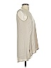 Jarbo 100% Silk Silver Gold Sleeveless Silk Top Size XS (0) - photo 4