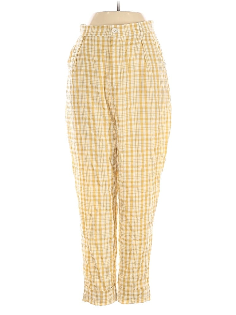 Pre-owned Showpo Casual Pants In Yellow