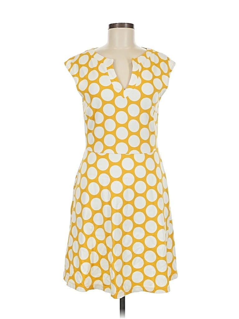 Pre-owned New York And Company Casual Dress In Yellow