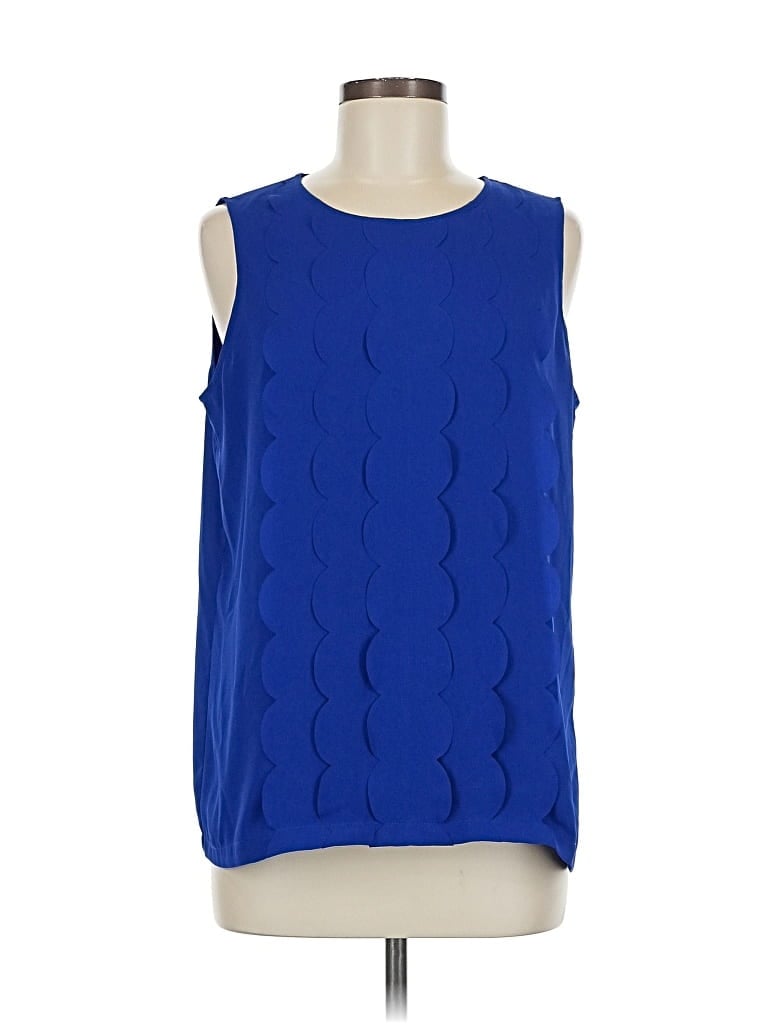 Pre-owned Banana Republic Sleeveless Blouse In Blue