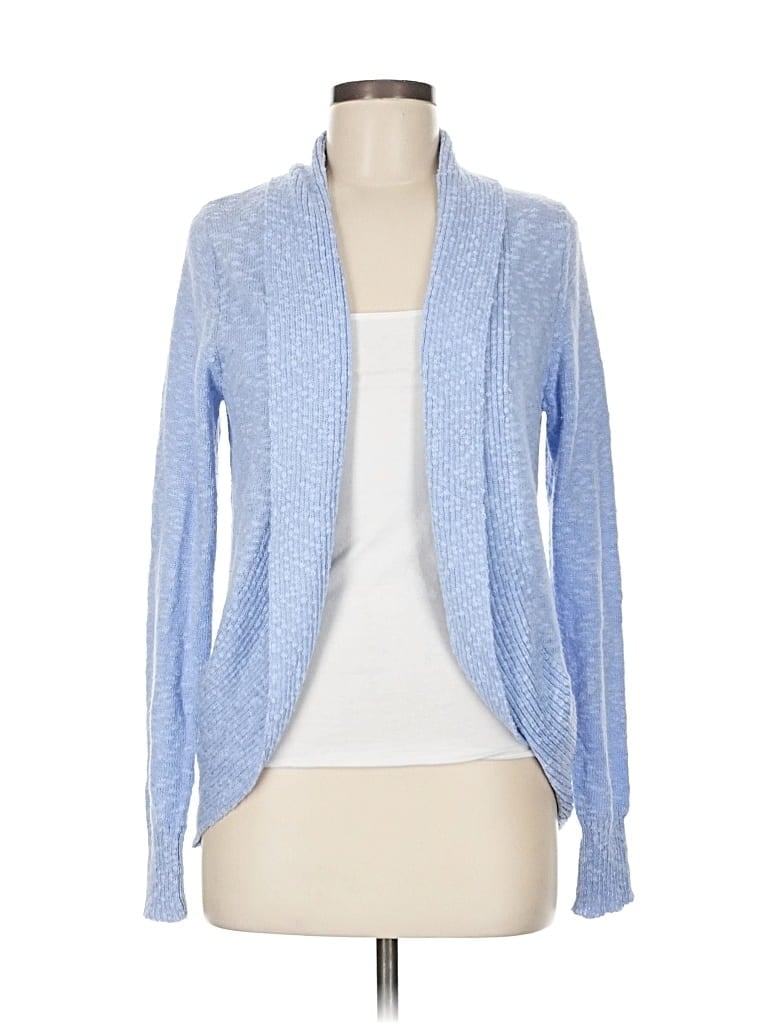 Pre-owned Kenneth Cole New York Cardigan Sweater In Blue