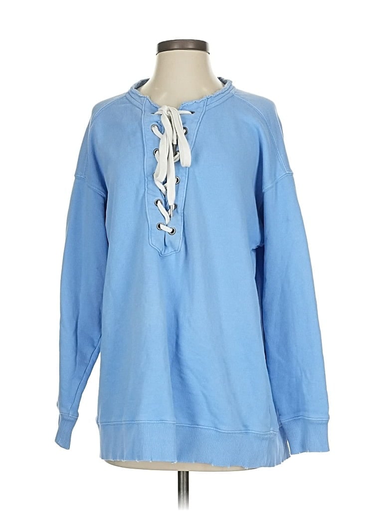 Pre-owned Aerie Sweatshirt In Blue