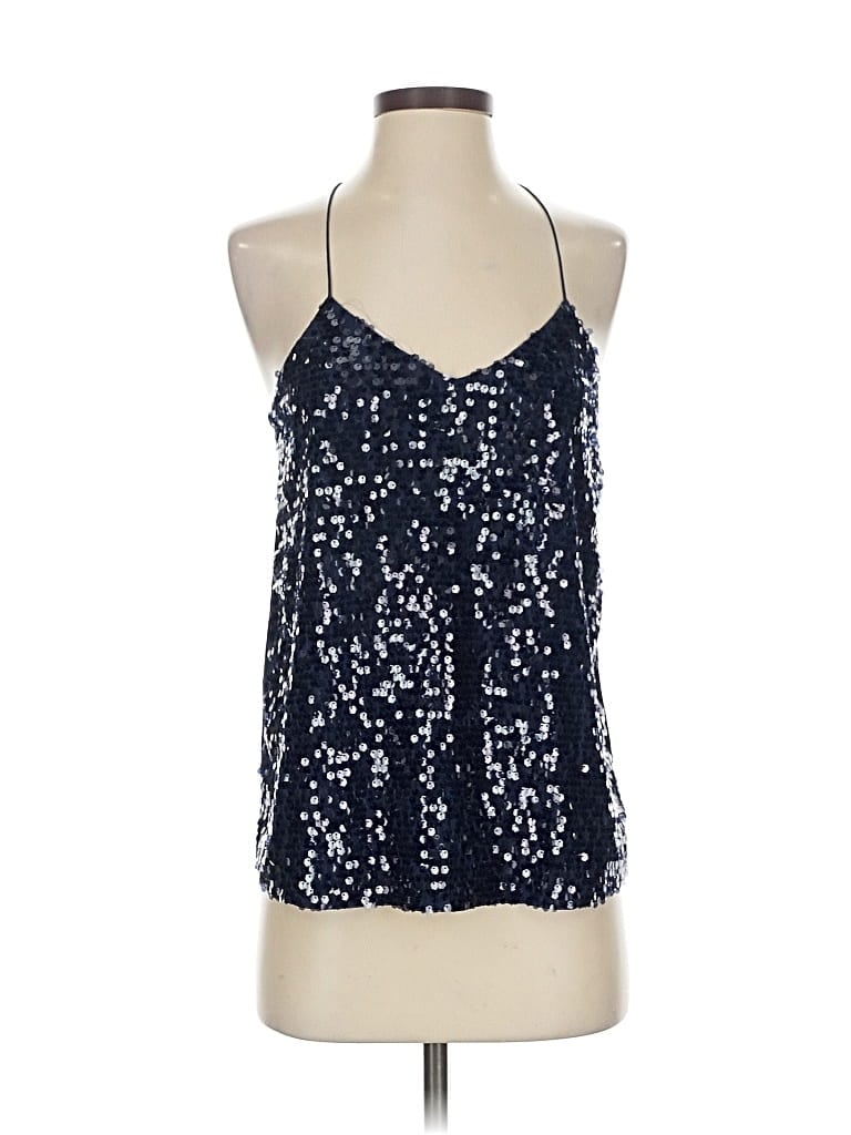 Pre-owned Tibi Sleeveless Blouse In Blue