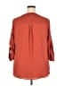 Torrid 100% Polyester Orange 3/4 Sleeve Blouse Size 2X Plus (2) - photo 2