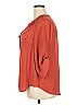 Torrid 100% Polyester Orange 3/4 Sleeve Blouse Size 2X Plus (2) - photo 5