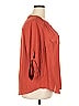 Torrid 100% Polyester Orange 3/4 Sleeve Blouse Size 2X Plus (2) - photo 4