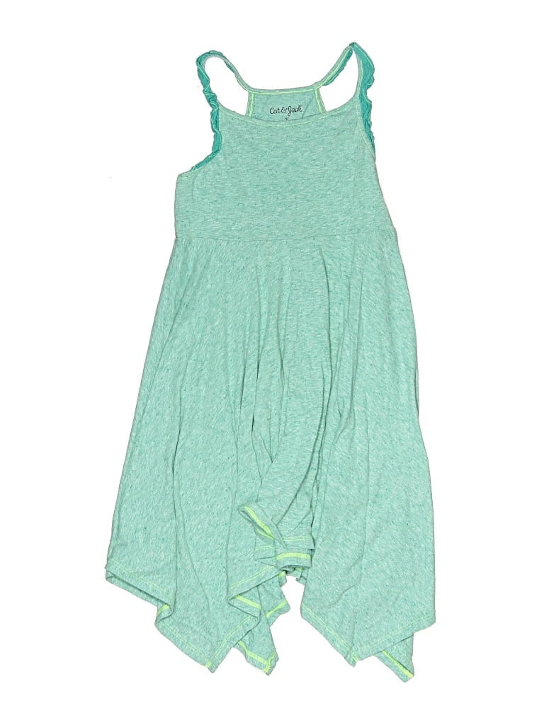 Pre-owned Cat & Jack Kids' Dress In Green