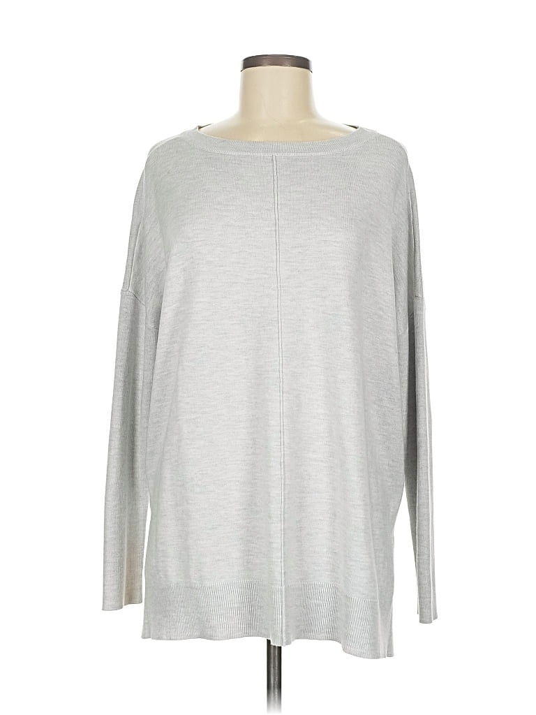 ANN TAYLOR Pre-owned Pullover Sweater In Silver