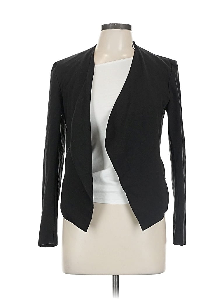 Pre-owned Divided By H&m Blazer Jacket In Black