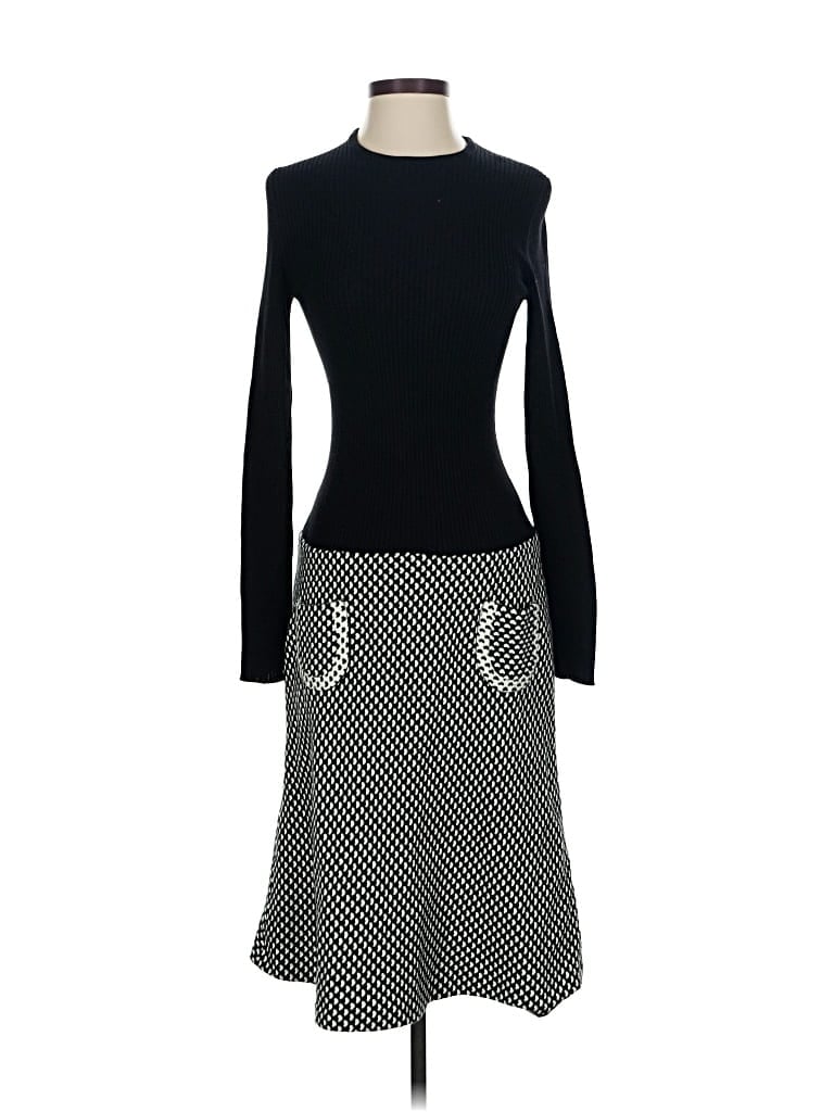 Pre-owned Rena Lange Casual Dress In Black