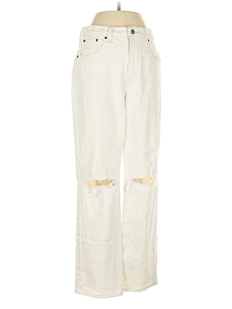 Pre-owned Abercrombie & Fitch Jeans In White