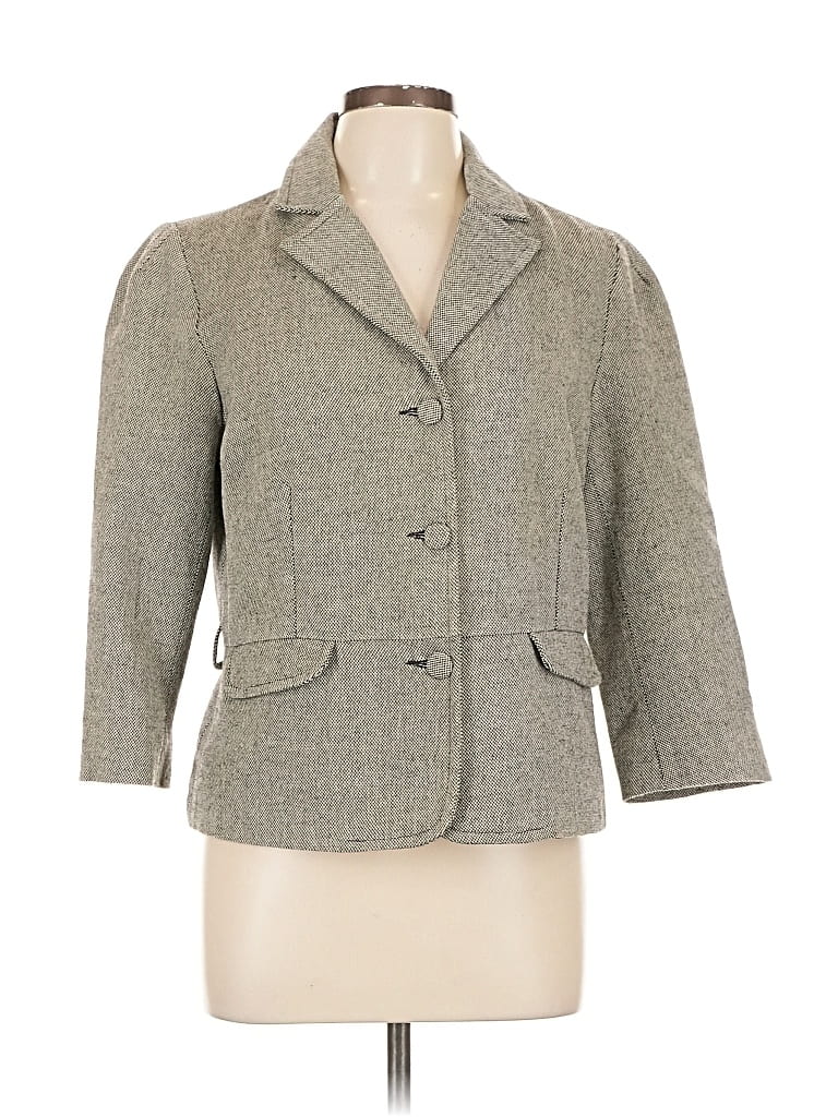 Pre-owned Old Navy Blazer Jacket In Gray