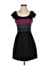 BCBGMAXAZRIA Color Block Black Casual Dress Size 4 - photo 1