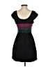 BCBGMAXAZRIA Color Block Black Casual Dress Size 4 - photo 2