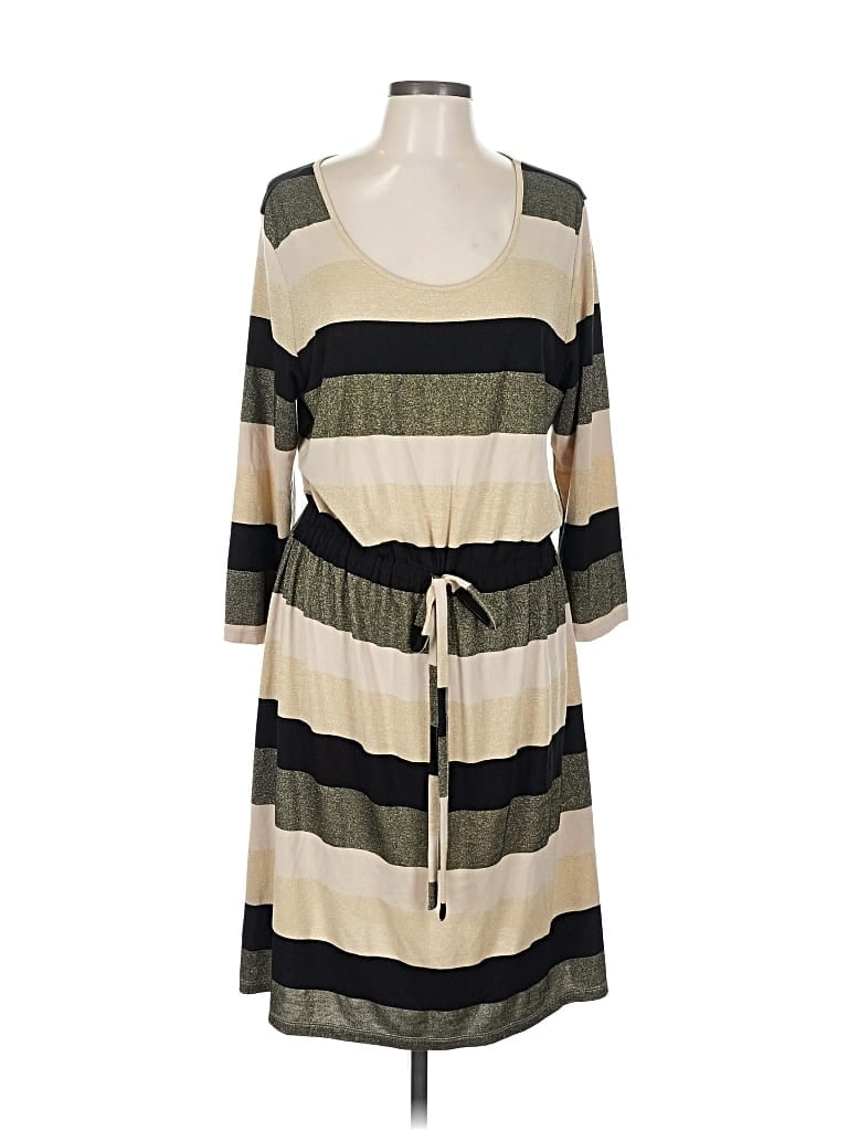 Pre-owned Ann Taylor Loft Outlet Casual Dress In Brown