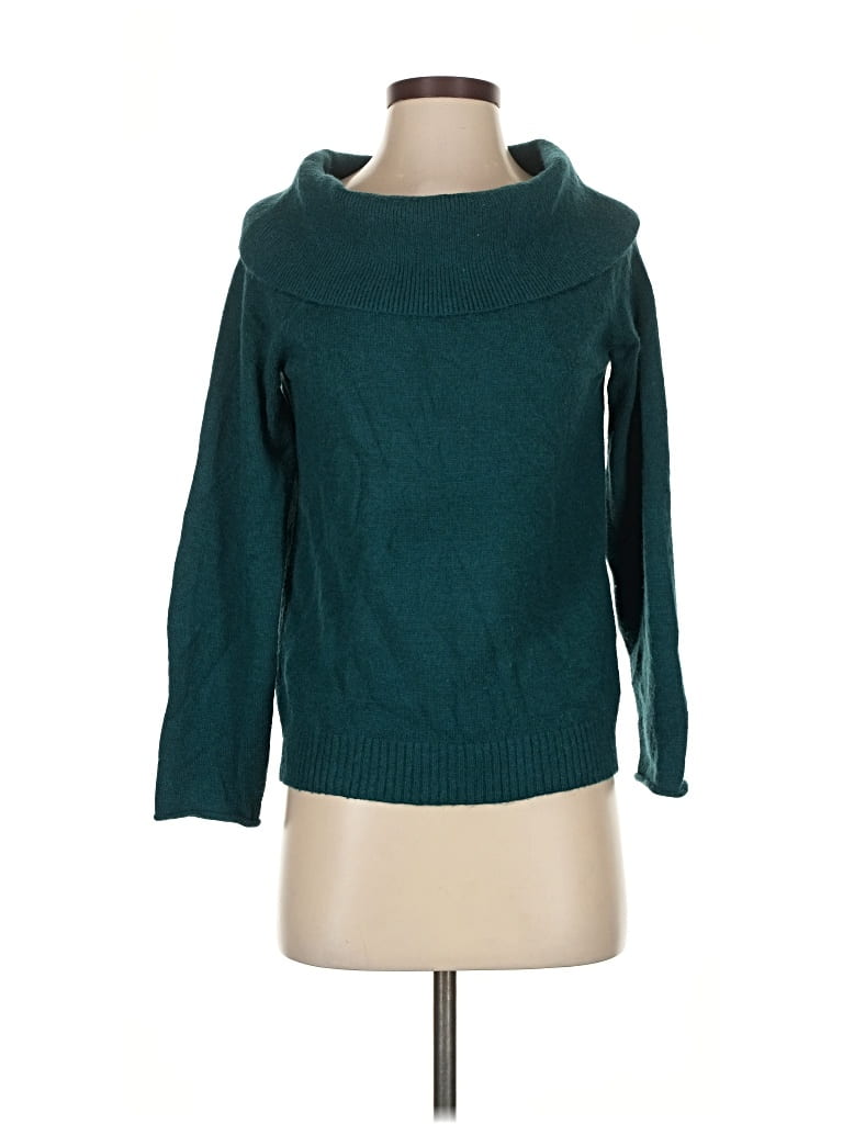 Pre-owned By Anthropologie Turtleneck Sweater In Blue