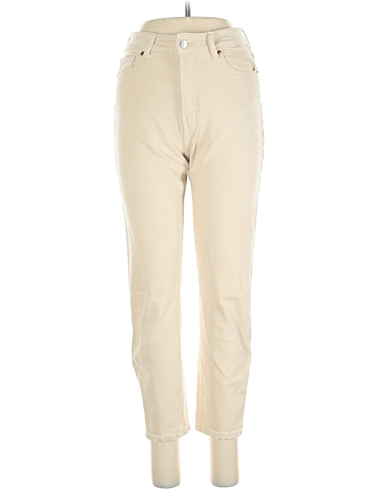Pre-owned H&m Casual Pants In White
