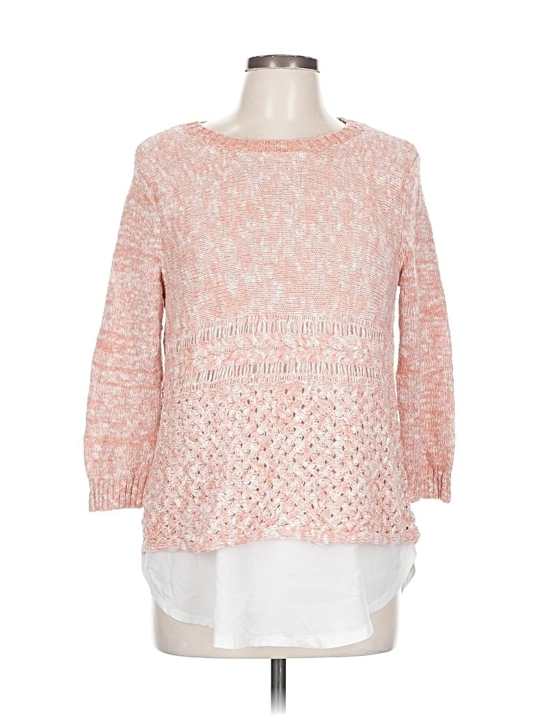 Pre-owned Dressbarn Pullover Sweater In Pink