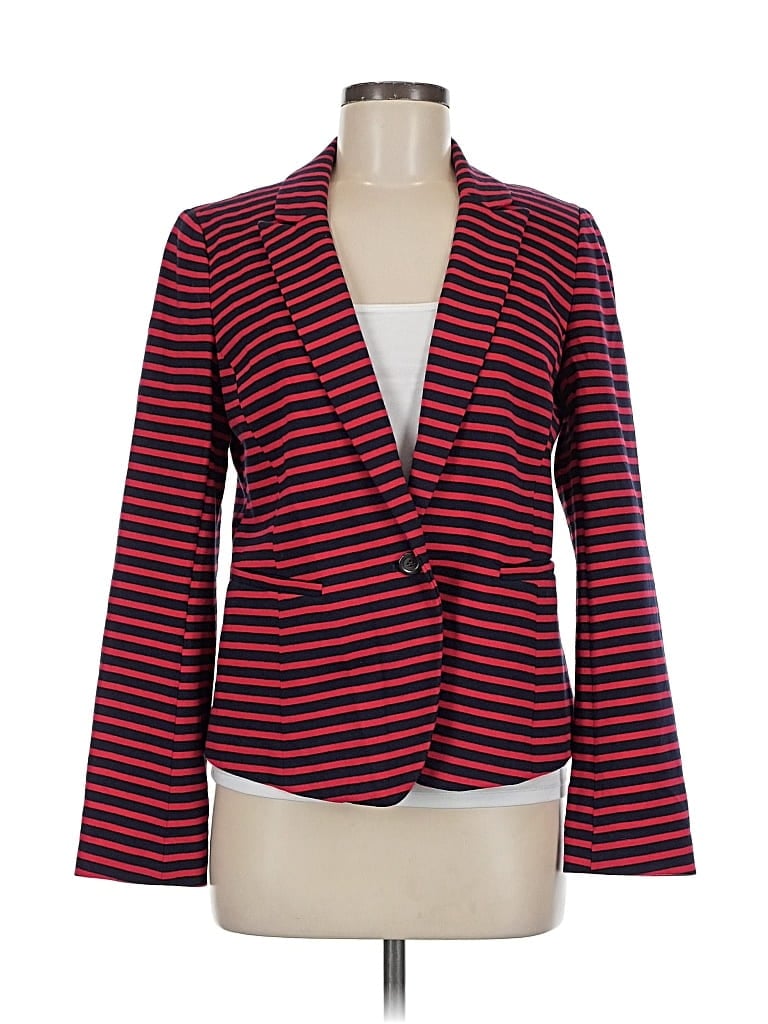 Pre-owned Ann Taylor Loft Outlet Blazer Jacket In Red