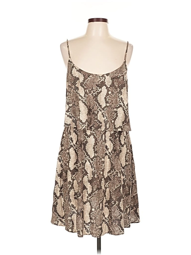 Pre-owned H&m Casual Dress In Brown