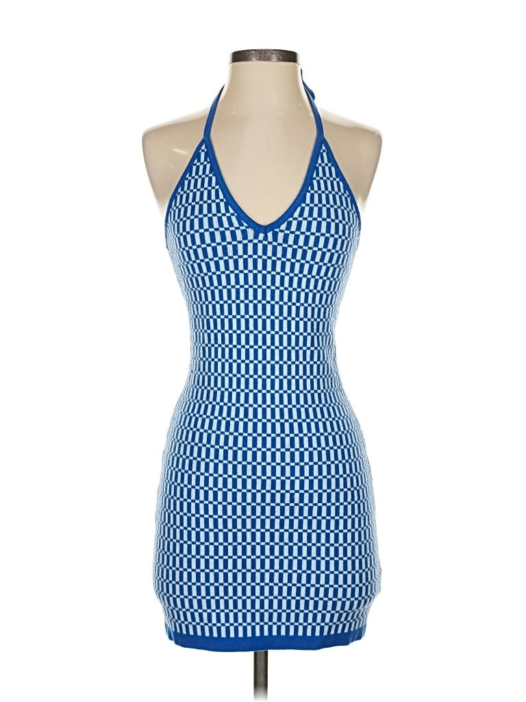 Pre-owned Cotton Candy La Cocktail Dress In Blue