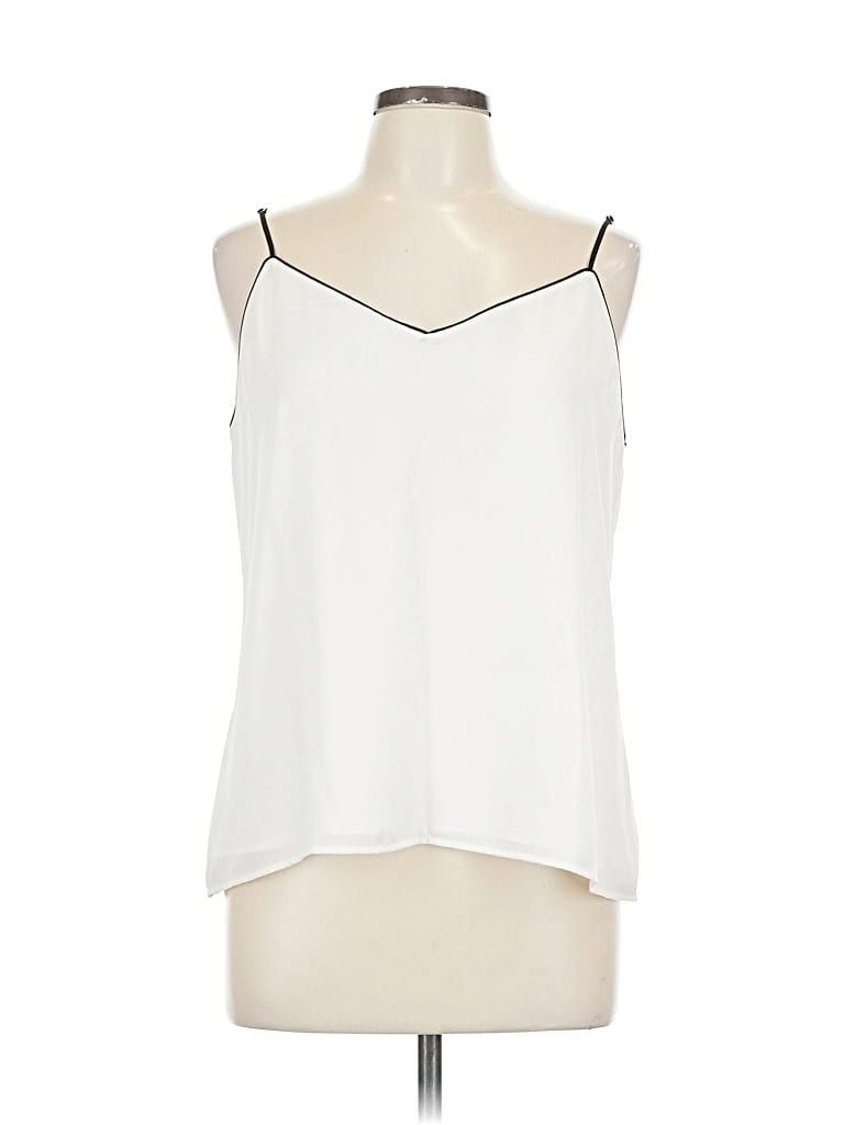 Click to view more detailed imagery on our partner's website Pre-owned Banana Republic Sleeveless Blouse In White