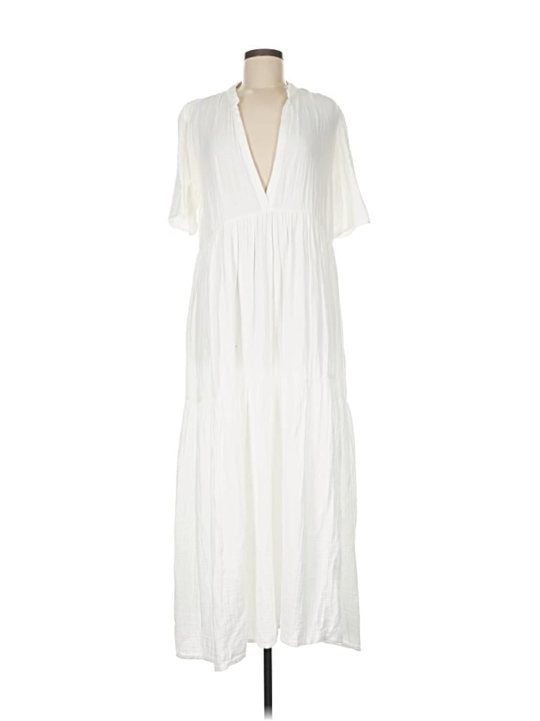 By Anthropologie Casual Dress In White
