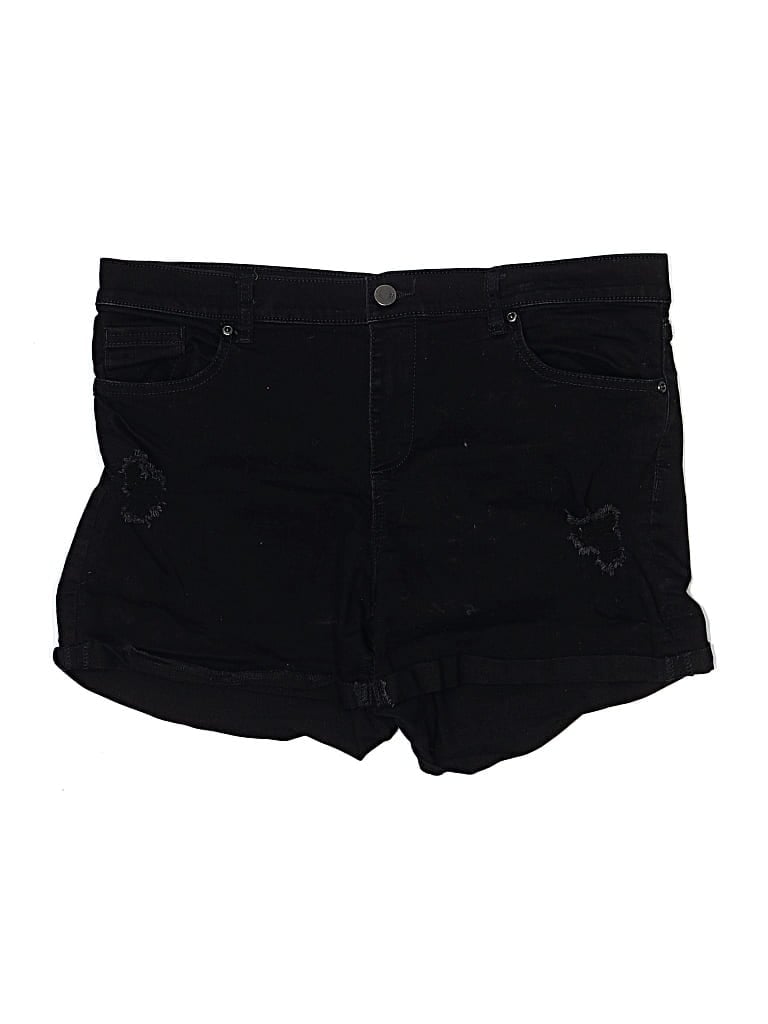 Pre-owned Soho Jeans New York & Company Denim Shorts In Black