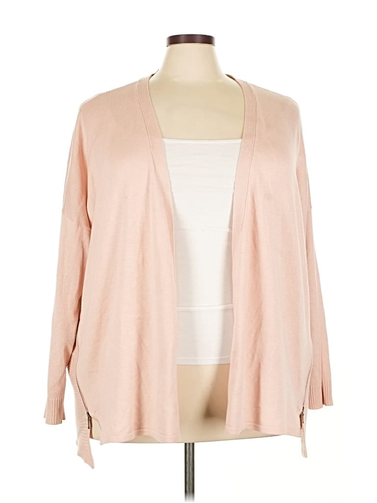 LANE BRYANT Pre-owned Cardigan Sweater In Pink