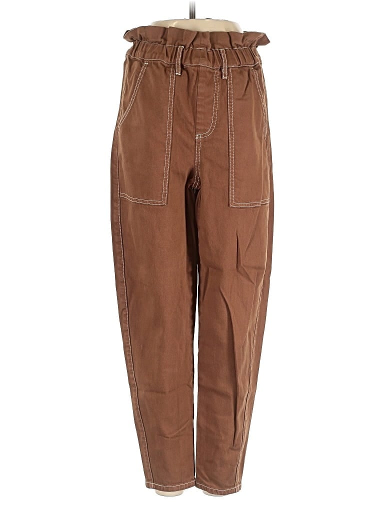 Pre-owned Something Navy Casual Pants In Brown
