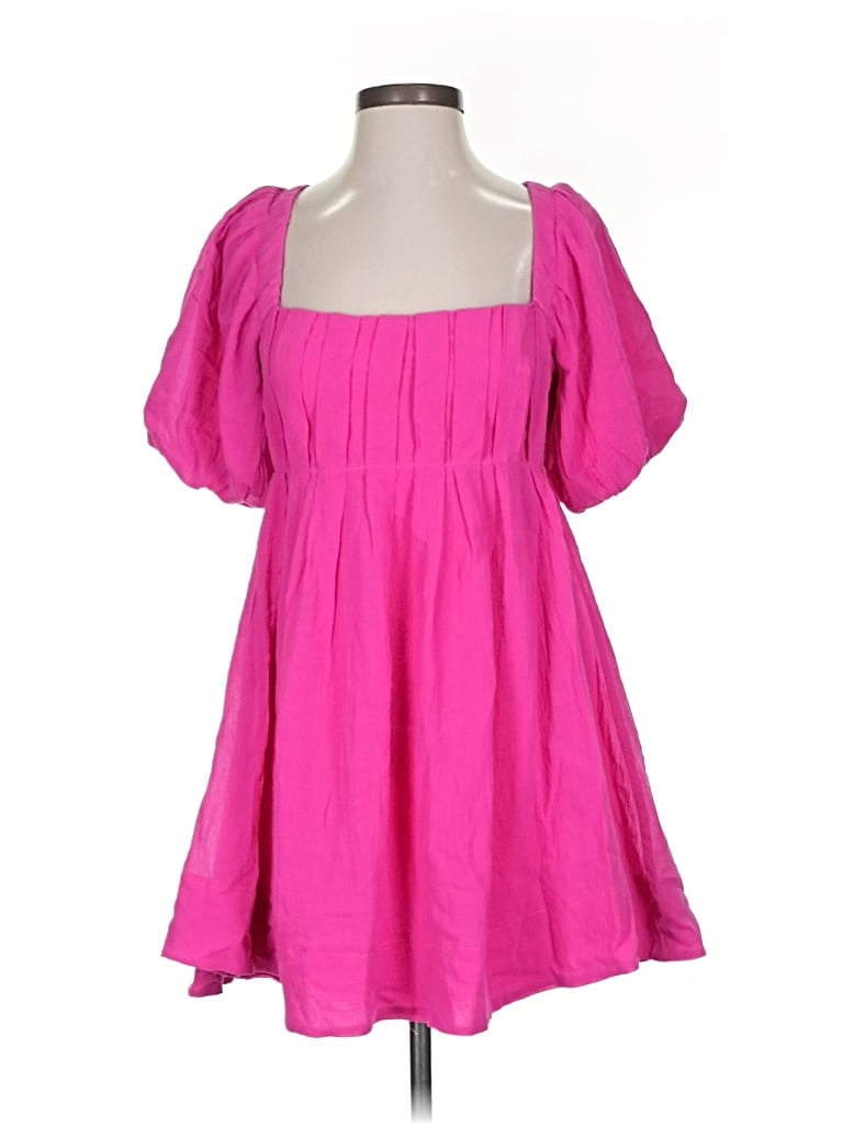 Pre-owned Hello Molly Casual Dress In Pink