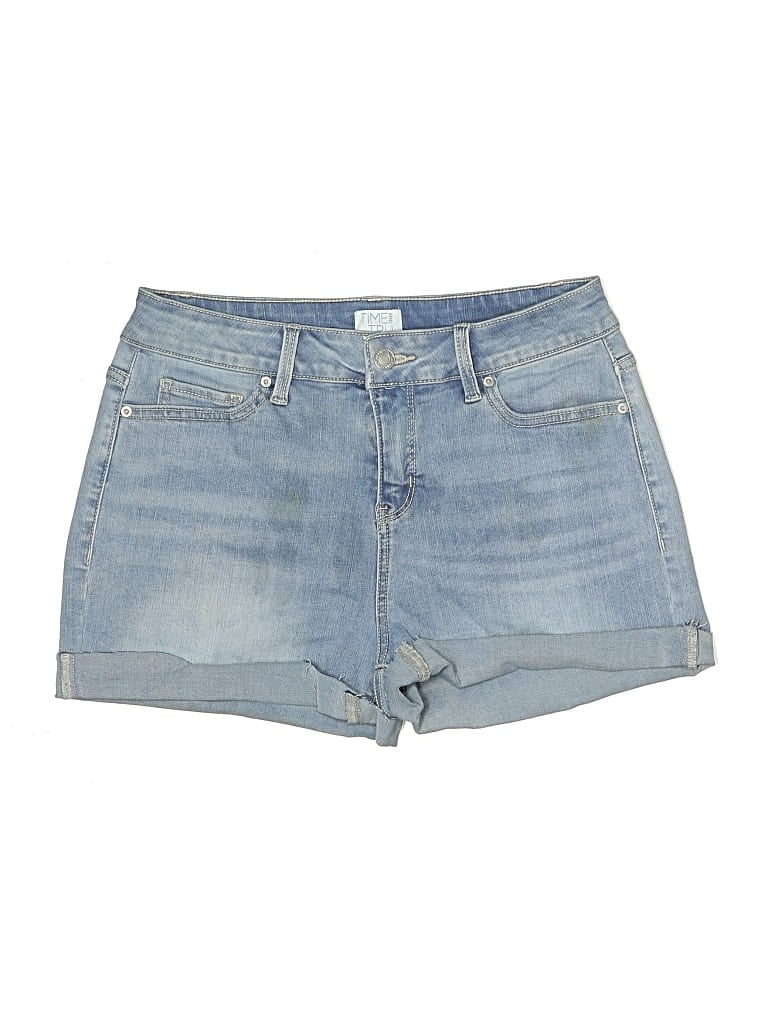 Pre-owned Time And Tru Denim Shorts In Blue