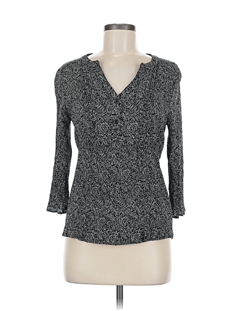 Click to view more detailed imagery on our partner's website Pre-owned Unbranded 3/4 Sleeve Blouse In Black