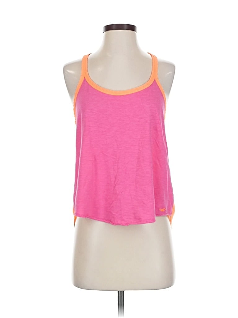 Pre-owned Hollister Sleeveless Top Pink Halter Neckline Tops