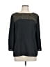 Gianni Bini 100% Polyester Black 3/4 Sleeve Blouse Size L - photo 1