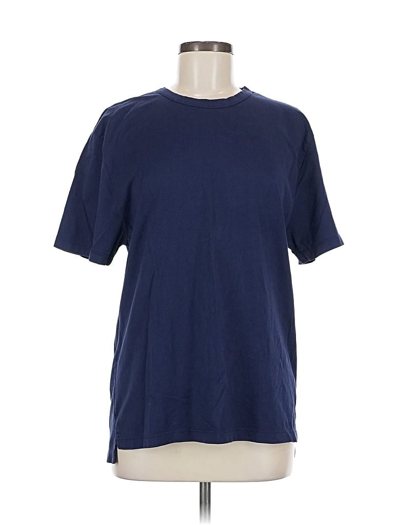 Pre-owned Made For Italic Short Sleeve T-shirt In Blue