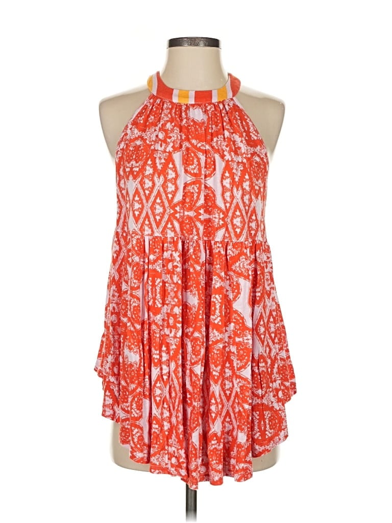 Pre-owned Free People Sleeveless Blouse In Red