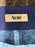 Acne Tweed Teal Blue Houndstooth Skirt Size EU 34 / US 4 - photo 11