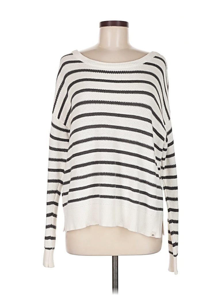 Pre-owned Rip Curl Pullover Sweater In White