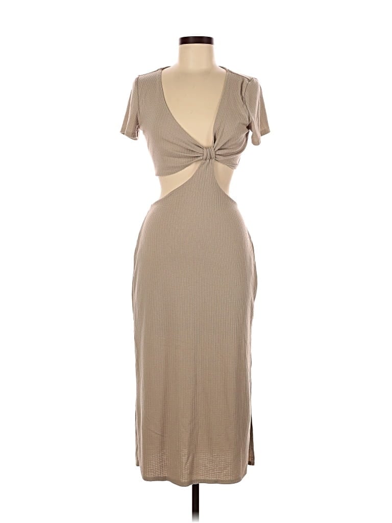 Pre-owned Le Lis Cocktail Dress In Brown
