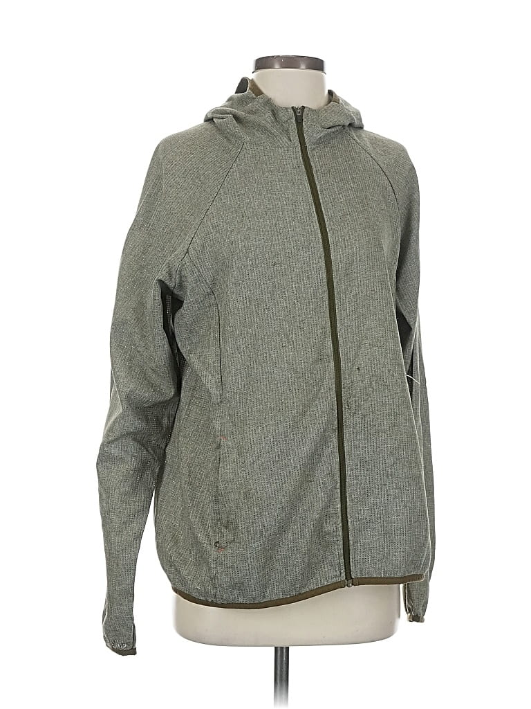 Pre-owned Unbranded Zip Up Hoodie In Gray